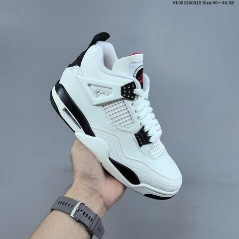 Jordan Air Jordan 4 Retro Flight Club White Black Red EU 40-48 5 Basketball - Men's (BS-66185)