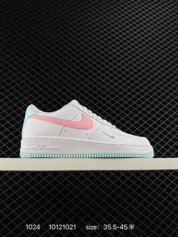 Nike Air Force 1 07 Low White Pink Tiffany Blue 35 5-45 Lifestyle - Unisex (BS-74618)