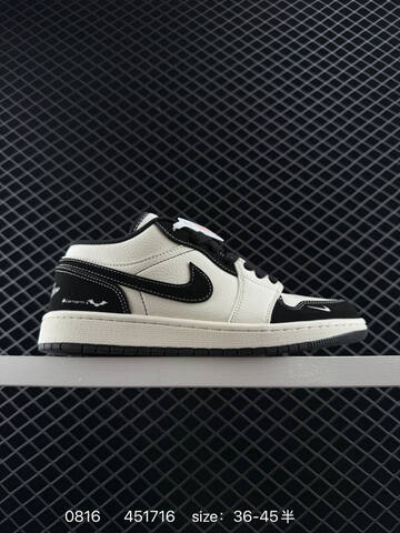Jordan Air Jordan 1 Low Off White Black Red EU 36-45 Sneaker - Unisex BS-80903