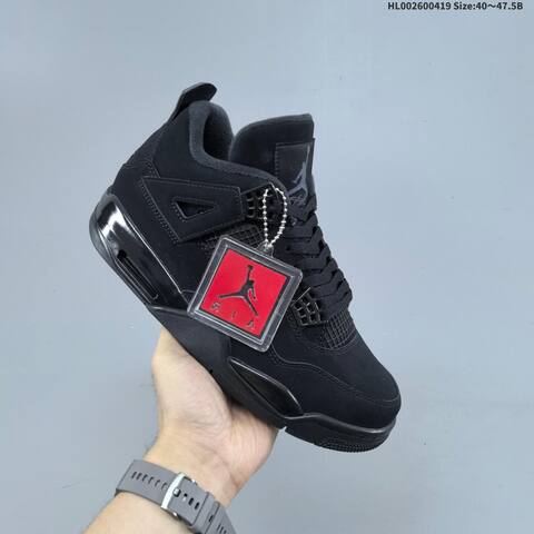Jordan Air Jordan 4 Retro Black Cat Black EU 40-47 5 Basketball - Men s BS-66129