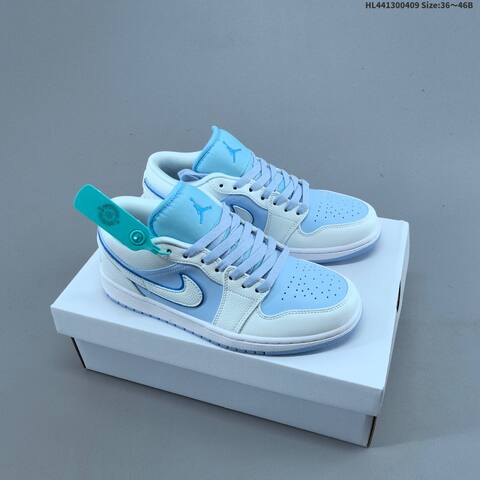 Air Jordan 1 Low Ice Blue AIR JORDAN 1 Aj1 Lifestyle (BS-66270)