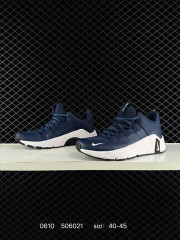 Nike Free Metcon 6 Navy Blue White Black 40-45 Training - Men's (BS-70852)