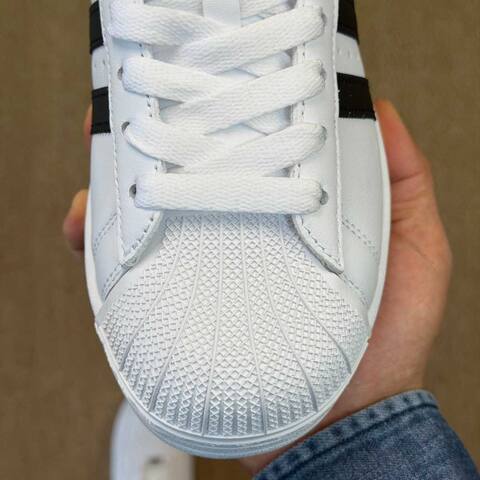 Adidas Superstar II J White Black EU 40 2 3 Casual - Men's (BS-87007)