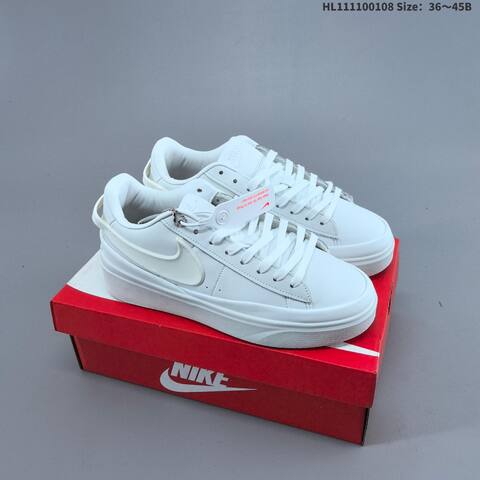 Nike Blazer Phantom Low White Red Brown EU 36-45 Skate Shoe - Unisex BS-62132