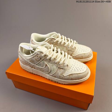 Nike Dunk SB Low Black Cream White Light Purple EU 36-45 Skate Shoe - Unisex (BS-63771)