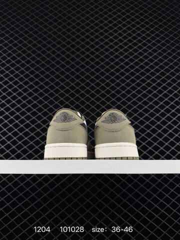 Jordan Air Jordan 1 Retro Low OG White Olive Black Sail EU 36-46 Sneaker - Unisex BS-80116