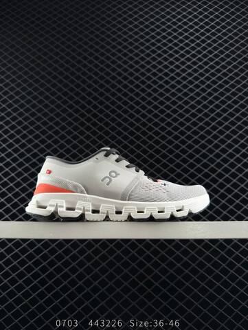 On Cloud X 4 Ivory Pale Pink Coral Black EU 36-46 Running Shoe Running Sneakers - Unisex (BS-85538)