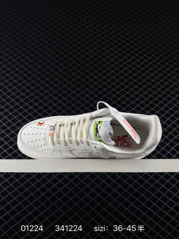 Nike Air Force 1 07 Low White Sail With Multicolor Embroidered Details EU 36-45 5 Lifestyle - Unisex (BS-72974)