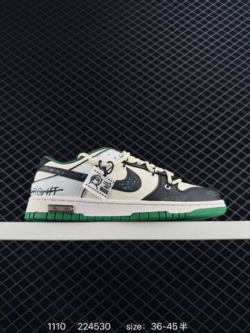 Nike SB Zoom Dunk Low Various Colorways Black Cream Brown Black White Gray Cream Black Pink 36-45 5 Skate - Unisex (BS-74272)