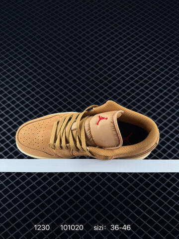 Jordan Air Jordan 1 Low Tan Beige Red EU 36-46 Sneaker - Unisex BS-79941