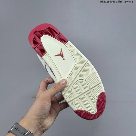 Jordan Air Jordan 4 Retro WMNS Sierra Red Sail EU 36-48 Basketball - Unisex (BS-66233)
