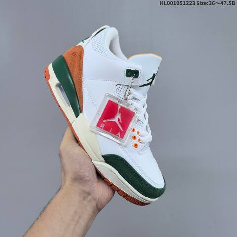 Solefly x Air Jordan 3 Retro AIR JORDAN 3 Aj3 3 Solefly Jordan B Lifestyle (BS-67308)