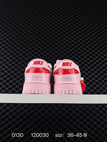 Nike Dunk Low Pink Red White EU 36-45 Skate - Unisex (BS-72886)