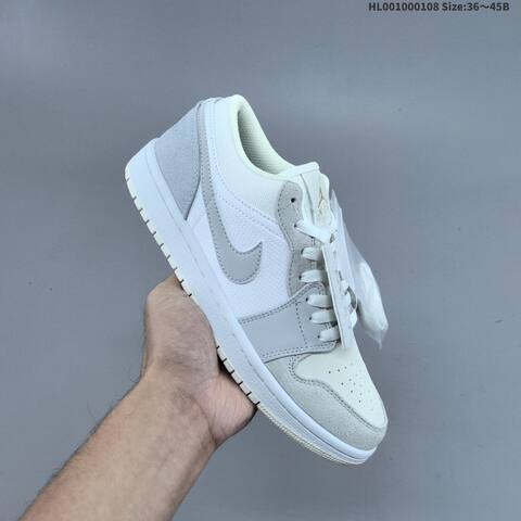 Jordan Air Jordan 1 Low Paris White Light Grey EU 36-45 Lifestyle - Unisex (BS-67055)