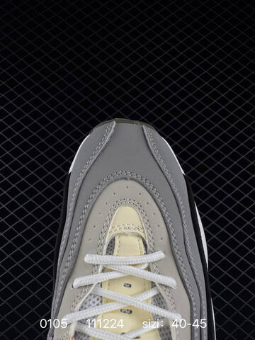 Nike Air Force 1 07 Low Grey Cream White With Black Accents 40-45 Lifestyle - Men's (BS-73321)