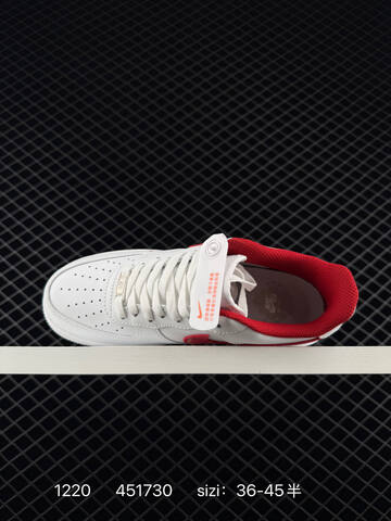 Nike Air Force 1 07 Low White Red EU 36-45 5 Lifestyle - Unisex (BS-73576)