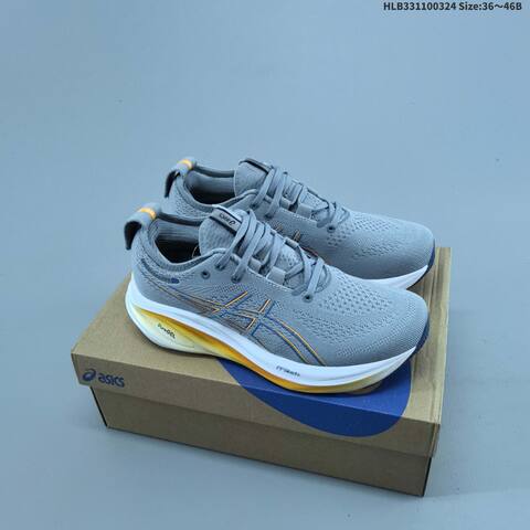 ASICS GEL-NIMBUS 26 Navy Blue White Light Blue EU 36-46 Running Shoe Running Sneakers - Unisex (BS-68974)