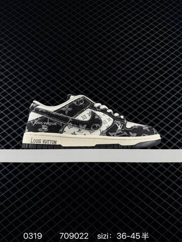 Nike SB Dunk Low Black White 36-45 Skate - Unisex (BS-72572)