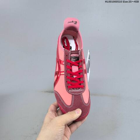 Onitsuka Tiger Mexico 66 NM Pink Burgundy Metallic Red EU 35-45 Sneaker Casual Sneakers - Unisex (BS-68850)