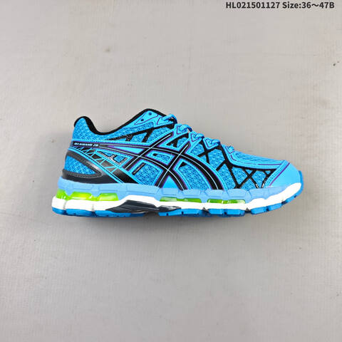 ASICS GEL-KAYANO 20 Blue Black Purple Green White EU 36-47 Running Shoe Running Sneakers - Unisex (BS-69221)
