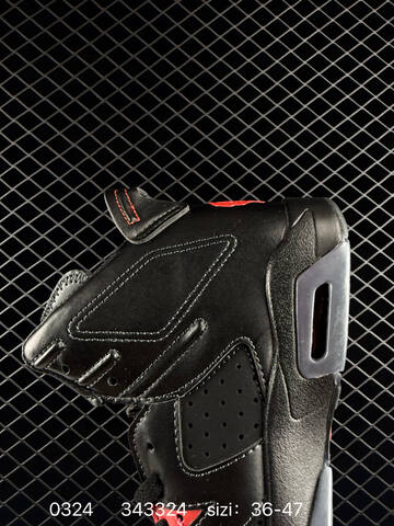 Jordan Air Jordan 6 Retro Black Red Metallic Silver EU 36-47 Basketball Shoe - Unisex BS-79614