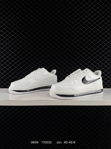 Nike Air Force 1 Low White Black Clear EU 40-45 Lifestyle - Men's (BS-70875)