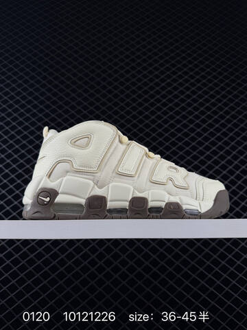 Nike Air More Uptempo Black White Red 36-45 Basketball - Unisex (BS-73057)