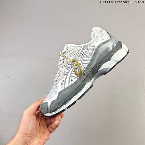 ASICS GEL-NYC White Silver Pink Beige Yellow EU 36-45 Running Shoe Running Sneakers - Unisex (BS-69246)