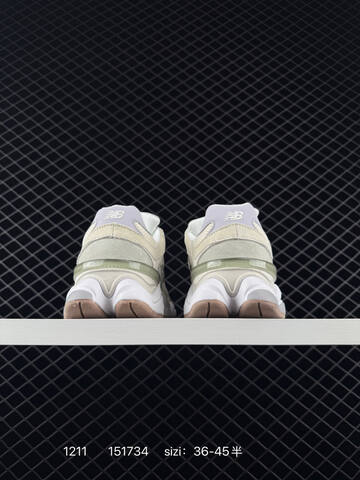 New Balance 9060 Off White Light Grey Light Green White Pink EU 36-45 Sneaker - Unisex (BS-82495)