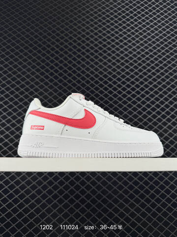 Nike Air Force 1 Low White Black Khaki Gum White Red Black White EU 36-45 Lifestyle - Unisex (BS-73882)