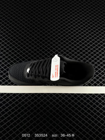 Nike Air Force 1 07 Low Black Silver White EU 36-45 Lifestyle - Unisex (BS-71514)