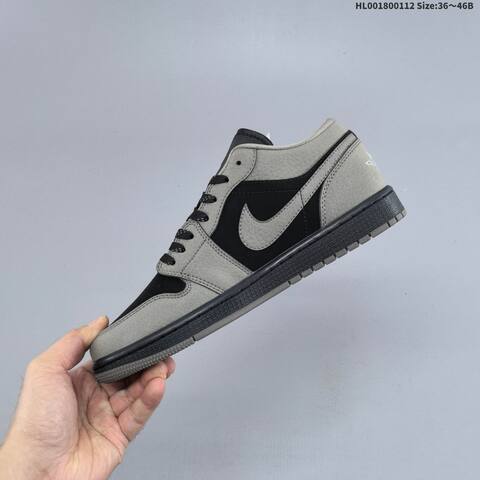Jordan Air Jordan 1 Low Olive Grey Black Grey EU 36-46 Lifestyle - Unisex (BS-67003)