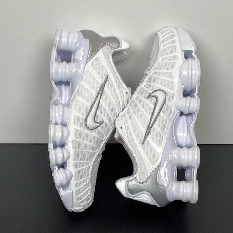 Nike Shox TL White Silver Running (BS-87033)