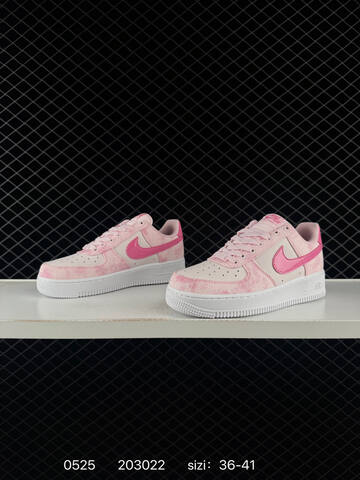 Nike Air Force 1 07 Low Light Pink Hot Pink White EU 36-41 Lifestyle - Unisex (BS-71227)