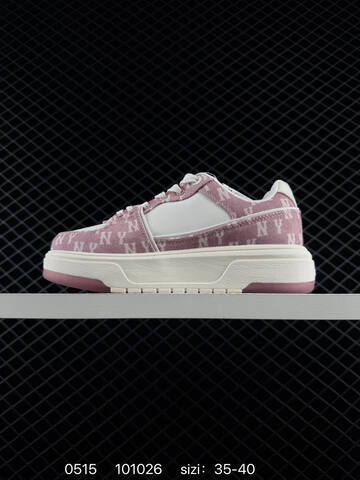 MLB Chunky Liner Denim Pink White Off White EU 35-40 Skate Shoe Skate Sneakers - Unisex