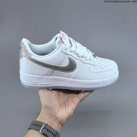 Nike Air Force 1 07 Low White Silver Clear EU 36-45 Sneaker - Unisex BS-59919