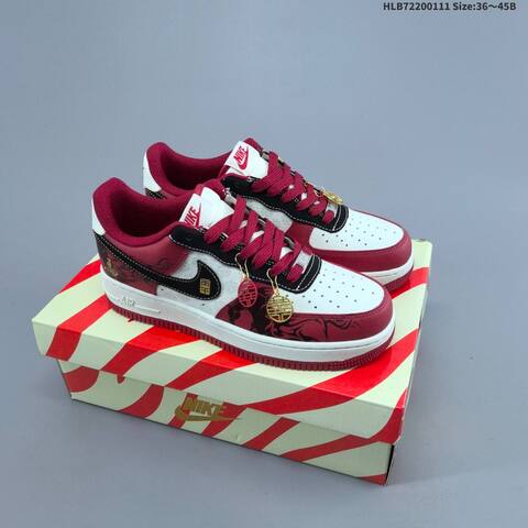 Nike Air Force 1 07 LV8 White University Blue Dark Grey EU 36-45 Sneaker - Unisex BS-62069