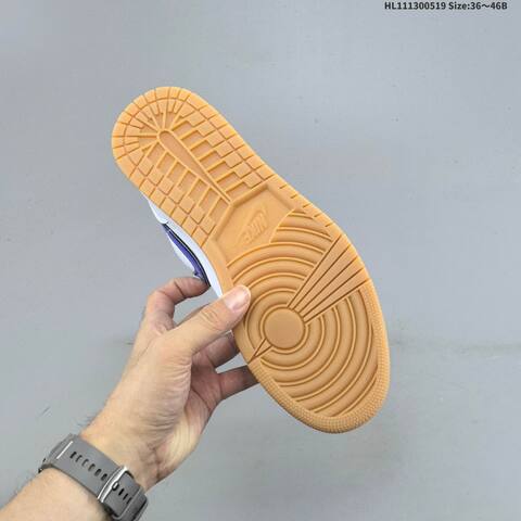 Jordan Air Jordan 1 Low OG White Blue Red Gum EU 36-46 Basketball - Unisex (BS-65926)