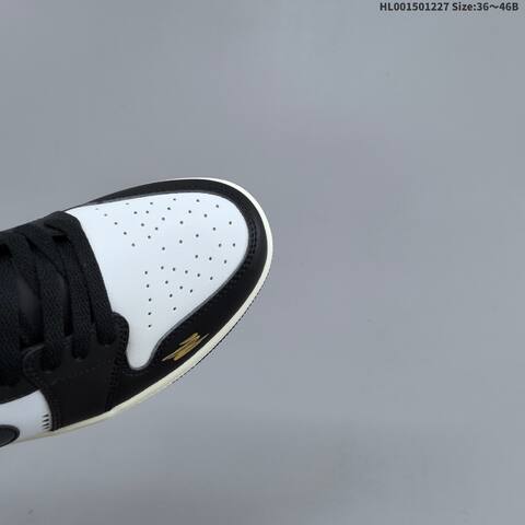 Jordan Air Jordan 1 Low Black White EU 36-46 Casual - Unisex (BS-67240)