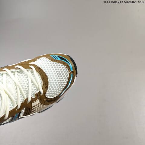 ASICS Gel-Kayano 12 1 White Brown Silver Light Blue EU 36-45 Running Shoe Running Sneakers - Unisex (BS-69162)