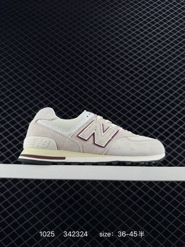 New Balance 574 REVlite Dark Gray Light Gray Off White EU 36-45 Sneaker - Unisex (BS-82680)