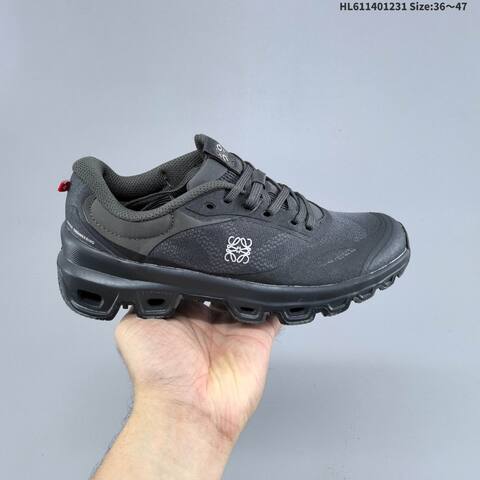 On Running Cloudrock Low Black Dark Gray White Red EU 36-47 Trail Shoe Trail Running Sneakers - Unisex BS-69723