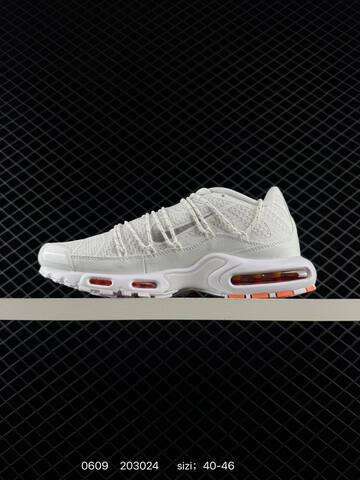 Nike Air Max Plus White Orange Red EU 40-46 Running - Men's (BS-70877)