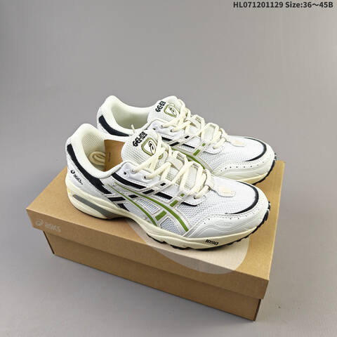 ASICS GEL-1090 Cream White Red Blue Brown EU 36-45 Running Shoe Running Sneakers - Unisex (BS-69211)