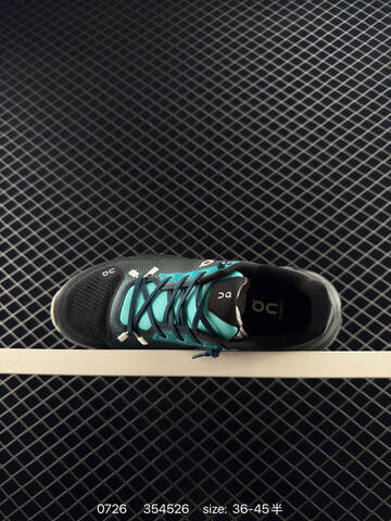 On Running Cloudtilt Black Turquoise Grey White EU 36-45 Running Shoe Running Sneakers - Unisex (BS-85518)