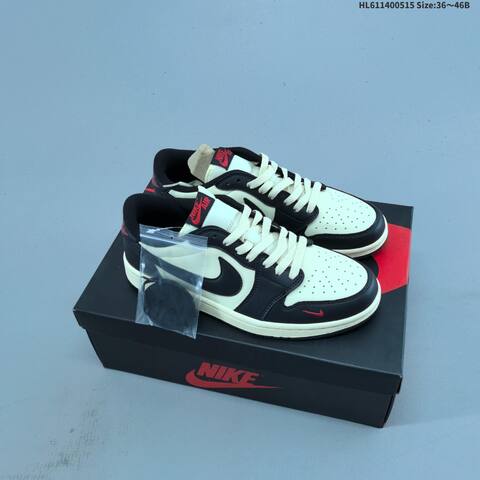 Jordan Air Jordan 1 Low White Red Gold EU 36-46 Lifestyle - Unisex (BS-65960)