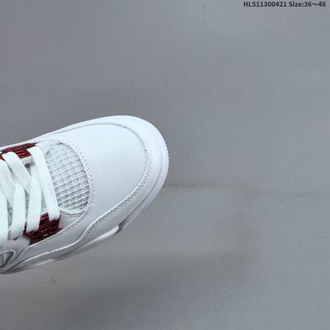 Jordan Air Jordan 4 Retro White Red EU 36-46 Basketball - Unisex (BS-66105)