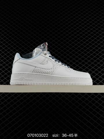 Nike Air Force 1 Low White Light Blue Dark Blue EU 36-45 Lifestyle Unisex BS-70313