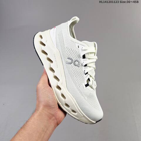 On Cloudsurfer Max Ivory White Black EU 36-45 Running Shoe Running Sneakers - Unisex (BS-69782)