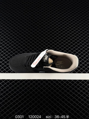 Nike Air Force 1 07 Black Gray White EU 36-45 Lifestyle - Unisex (BS-72784)